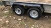 2016 INDESPENSION 3.5t 10x6 twin axle plant trailer (s/n E116740) - 3