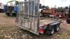 2016 INDESPENSION 3.5t 10x6 twin axle plant trailer (s/n E116740) - 5