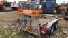 INDESPENSION 2.6t twin axle plant trailer (s/n 4119816) - 4