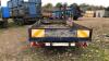 Twin axle dropside trailer (blue) - 4