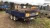 Twin axle dropside trailer (blue) - 5