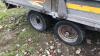 BATESON 2t twin axle tipping trailer c/w ramps & 12v remote tip (s/n SBN353HAB35G30587) - 3