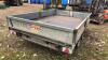 BATESON 2t twin axle tipping trailer c/w ramps & 12v remote tip (s/n SBN353HAB35G30587) - 5