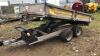 BATESON 2t twin axle tipping trailer c/w ramps & 12v remote tip (s/n SBN353HAB35G30587) - 13