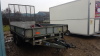 IFOR WILLIAMS LM126G 2.7t twin axle plant trailer (s/n A. 59163)