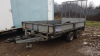 IFOR WILLIAMS LM126G 2.7t twin axle plant trailer (s/n A. 59163) - 3