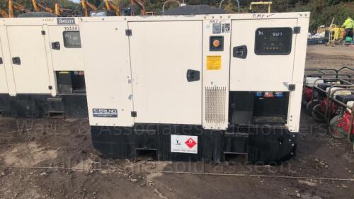 2014 BRUNO GX72 60kva generator (RMP) (All hour and odometer readings are unverified and unwarranted)