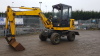 2001 MACMOTER 5t wheeled excavator with bucket, blade & piped (s/n 12635075)