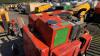 Pedestrian diesel roller c/w trailer - 12