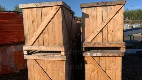 4 x export/storage/planter wooden boxes