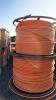 2 x drums of 3 way 14/10mm fibre optic cable ducting