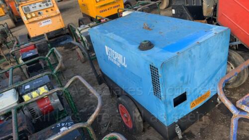 STEPHILL SWD180DC 6kva diesel welder generator