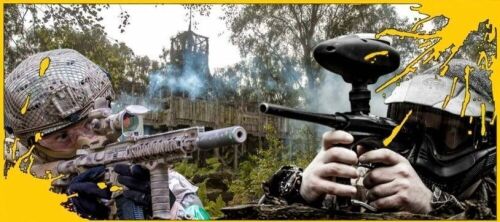 Paintballing in Yorkshire - 10 people, 300 paintball per session, 3 games in a 90-minute session on 6th May 2023(start time 12:00) - Kindly donated by Yorkshire Lighthouse