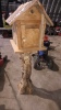 Teak birdhouse