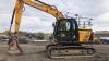 2016 JCB JS131 steel tracked excavator (s/n G2441977) with bucket, piped & Q/hitch (All hour and odometer readings are unverified and unwarranted) - 2