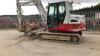 2015 TAKEUCHI TB290 rubber tracked excavator (s/n 190200293) with 3 buckets, blade, piped & Q/hitch (All hour and odometer readings are unverified and unwarranted) - 3