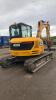 2016 JCB 85Z Groundworker rubber tracked excavator (s/n TG2249417) with bucket, blade, piped & Q/hitch (All hour and odometer readings are unverified and unwarranted) - 12