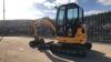 2017 JCB 802.5ZTS rubber tracked excavator (s/n M2227785) with bucket, blade, piped & Q/hitch (All hour and odometer readings are unverified and unwarranted) - 3