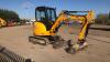 2017 JCB 802.5ZTS rubber tracked excavator (s/n M2227785) with bucket, blade, piped & Q/hitch (All hour and odometer readings are unverified and unwarranted) - 6