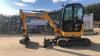 2017 JCB 802.5ZTS rubber tracked excavator (s/n EH2227786) with bucket, blade, piped & Q/hitch (All hour and odometer readings are unverified and unwarranted) - 2