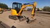 2017 JCB 802.5ZTS rubber tracked excavator (s/n EH2227786) with bucket, blade, piped & Q/hitch (All hour and odometer readings are unverified and unwarranted) - 6