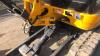 2017 JCB 802.5ZTS rubber tracked excavator (s/n EH2227786) with bucket, blade, piped & Q/hitch (All hour and odometer readings are unverified and unwarranted) - 12