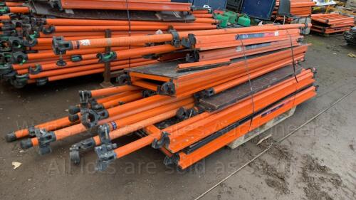 Pallet of HILYTE scaffold walk boards & poles