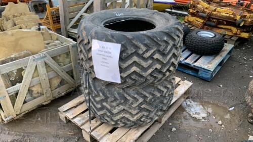 2 x 425/55 17 LAWN MASTER dumper/loadall tyres