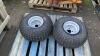 2 x ATV wheels & tyres