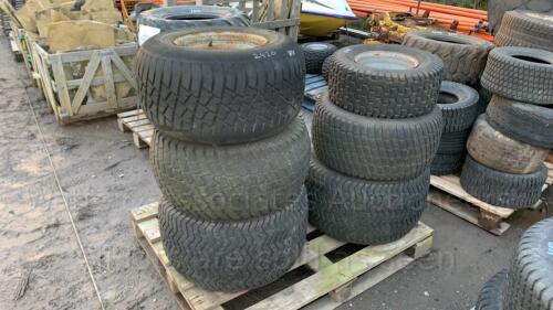 Quantity of wheels & turf tyres