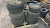 Quantity of wheels & turf tyres - 2