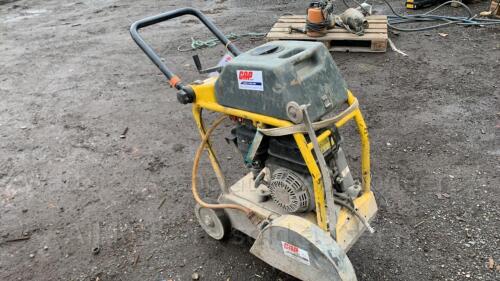 WACKER NEUSON road saw c/w dust suppression bottle