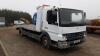 2005 MERCEDES ATEGO 818 manual tilt and slide recovery wagon (HX05 EBO)(V5, plating certificate & other history in office) (All hour and odometer readings are unverified and unwarranted) - 5