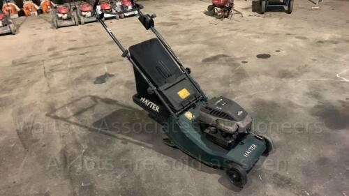 HAYTER HARRIER 41 petrol rotary mower c/w collection box