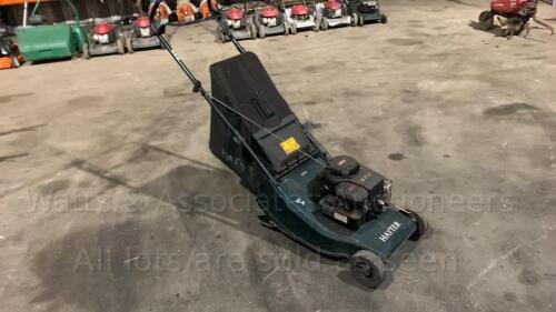 HAYTER HAWK petrol rotary mower c/w collection box