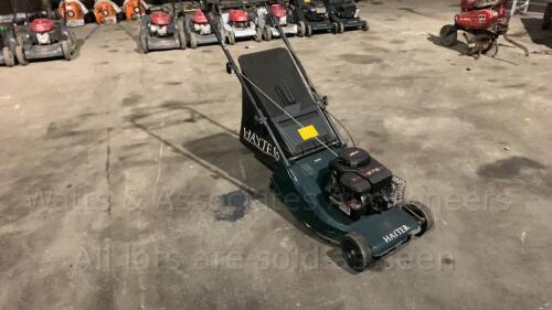 HAYTER HAWK petrol rotary mower c/w collection box