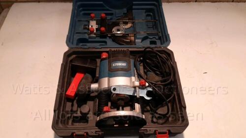 ERBAUER 240v router c/w case