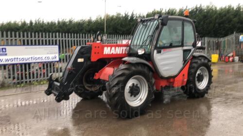 2013 MANITOU MT732 TURBO 7m telescopic handler (s/n 920058) (All hour and odometer readings are unverified and unwarranted)