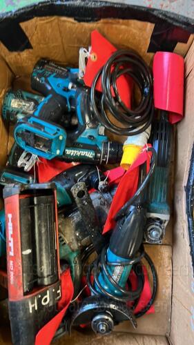 Box of MAKITA tools