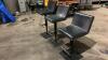 3 x adjustable bar stools - 3