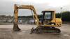 CATERPILLAR 307B steel tracked excavator c/w front blade& hammer lines (s/n CAT0307BKAFB01524) (All hour and odometer readings are unverified and unwarranted) - 2