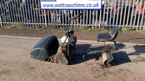 ATCO ROYALE B24 petrol cylinder mower c/w roller seat