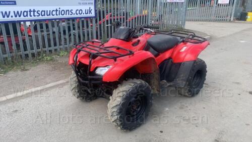 2011 HONDA FOURTRAX TRX420 4wd petrol quad