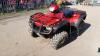 2009 HONDA 4wd petrol quad bike (YX09 FET) - 2