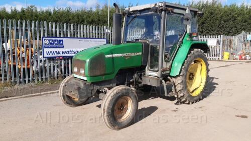 JOHN DEERE 3200 2wd tractor, 3 point linkage, 2 spool valves, puh, c/w spare row crop wheels (T36 VUM)(V5 & booklet in office) (All hour and odometer readings are unverified and unwarranted)