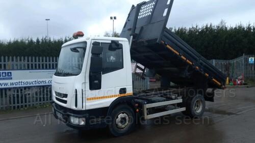 2009 IVECO EURO CARGO S-auto 7.5t tipper (GN09 PXK)(MoT 31st January 2023)(V5, MoT & other history in office) (All hour and odometer readings are unverified and unwarranted)