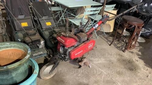 HONDA FSD1 petrol tiller c/w parts