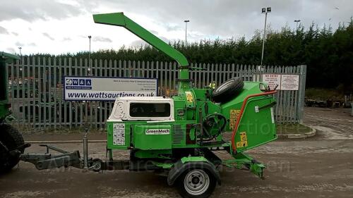 2014 GREENMECH EC1928TT fast tow 360 diesel wood chipper (s/n 132094)