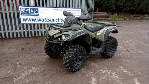 2018 CAN-AM OUTLANDER 450 PRO 4x4 petrol quad bike c/w heated grips (PJ68 NWX)(V5 & manual in office)