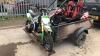 2017 MOTO MADNESS 125cc dirt bike (s/n B003046) (manual in office) & 2017 BUSSIE QUADZILLA 200cc 2 seater off road buggy c/w trailer, boots, 2 x helmets, body armour, overalls & manual in office - 17